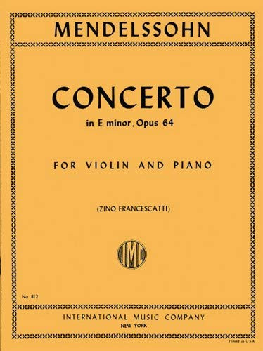 International Music Co Mendelssohn-Concerto in E minor Op. 64