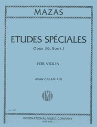 Mazas Jacques Fereol Etudes Speciales Op. 36 Book 1 Violin solo by