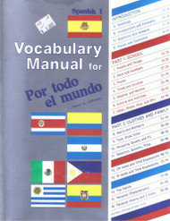 Vocabulary Manual for Por todo el mundo
