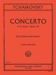 Tchaikovsky: Concerto in D Major Op. 35 for Violin and Piano