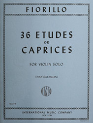 Fiorillo Federigo - 36 Etudes or Caprices - Violin - by Ivan Galamian