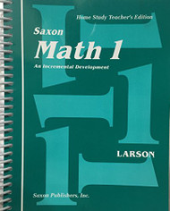 Saxon Math 1: Home Study Teacher's Edition