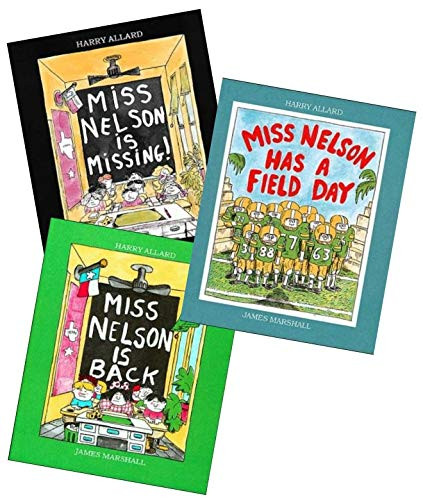 Set of 3 copies of title: Miss Nelson is Back