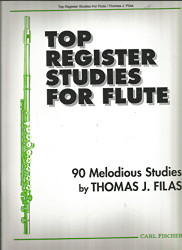 Top Register Studies for Flute 90 Melodious Studies