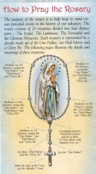 How to Pray the Rosary Folder