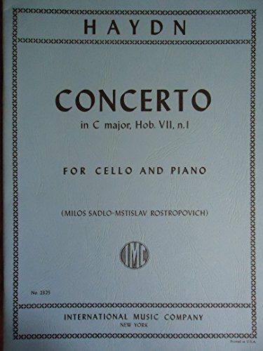 Concerto in C Major Hob. Vii N.i for Cello and Piano #2325