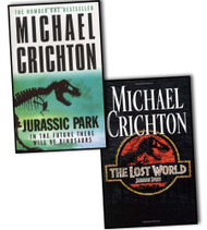 Michael Crichton Jurassic Park 2 Books Collection Pack Set