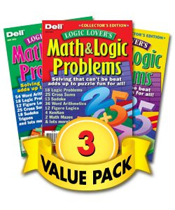 Logic Lover's Math & Logic Problems for Teens Adults & Seniors - 3