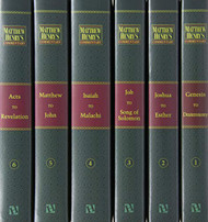 Matthw Henry's Commentary on ther Whole Bible (six volume set)