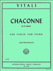 Vitali: Chaconne in G Minor - Violin