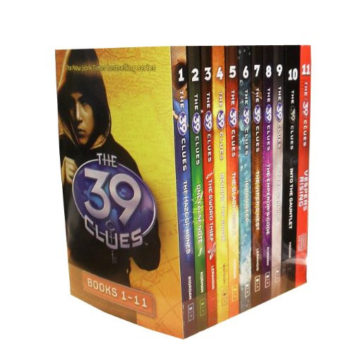 39 Clues Collection 11 Books Set Pack Plus 66 Digital Game Cards