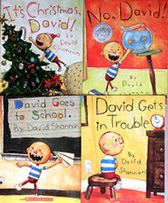 David Shannon Set Pack of 4 Books It's Christmas David No David