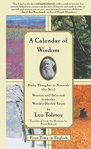 Calendar of Wisdom: Daily Thoughts to Nourish the Soul Written