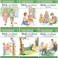 Dick and Jane Level 2 Readers - Set of 6 Children's Books - Ages
