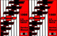 STEP-BY-STEP 1989 CHEVY C/K TRUCK & PICKUP FACTORY REPAIR SHOP