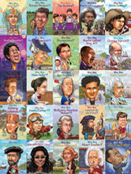 Who Is Who Was by Roberta Edwards 25 Books 1-25 Collection Set