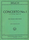 Bruch Concerto No.1 in G Minor Opus 26 (For Violin and Piano)