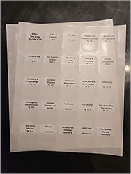 Book Tabs for the Tennessee NASCLA Contractors Guide to Business Law