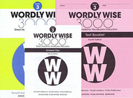 Wordly Wise 3000? Grade 3 SET -- Student Book Test Booklet