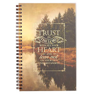 Christian Art Gifts Notebook Trust in the Lord Proverbs 3