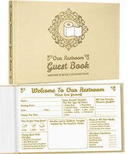 Maad Bathroom Guest Book - Funny Housewarming Gift Hostess Gift or