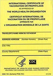 International Certificate of Vaccination or Prophylaxis