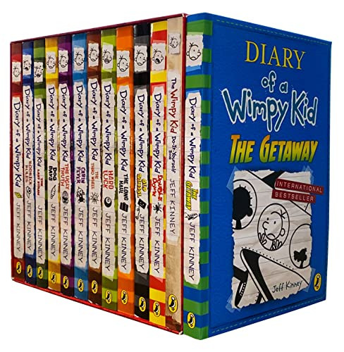 Diary of a Wimpy Kid 1-16 Books Complete Collection Set Box