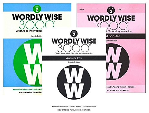 Wordly Wise 3000 Grade 2 SET -- Student Book Test Booklet and Answer