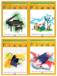 Alfred's Basic Piano Library: Level 3 Books Set