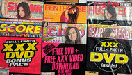 Adult Magazine 10 Pack! Magazines and DVDs! Hustler Swank CLUB