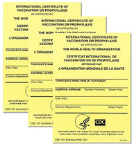 INTERNATIONAL CERTIFICATE OF VACCINATION OR PROPHYLAXIS