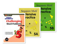 Singapore Math 3 Books Set for Grade 5 - Singapore Math Intensive