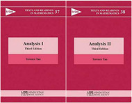 Terence Tao - Analysis I + Analysis II - Texts and Readings