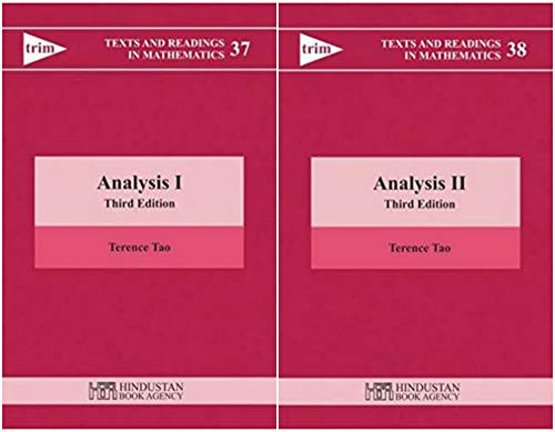 Terence Tao - Analysis I + Analysis II - Texts and Readings