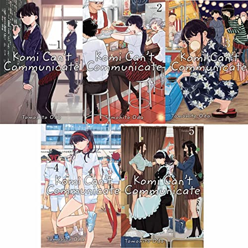Komi Can - t Communicate volume 1-5 by Tomohito Oda