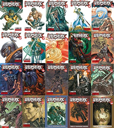 Berserk Volume 1-20 Collection 20 Books Set by Kentaro Miura by Kentaro  Miura