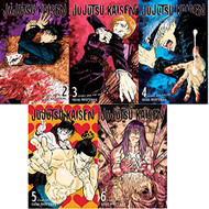 Jujutsu Kaisen Series volume 2-6 Books Collection Set By Gege