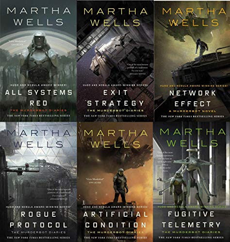 Murderbot Diaries Collection 6 book set - All Systems Red