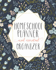 Mega Homeschool Planner and Organizer 'Navy Blossom'