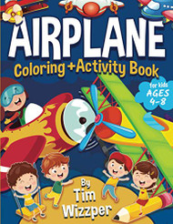 Airplane Activity Book for Kids Ages 4-8