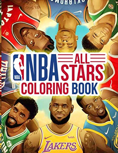 NBA All Stars Coloring Book