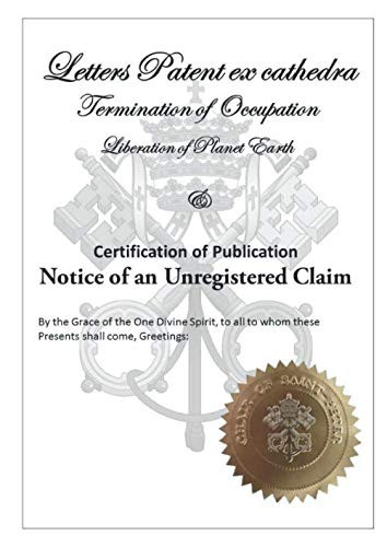 Letters Patent: And Notice of an Unregistered Claim