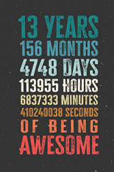 13 Years 156 Months Years Of Being Awesome