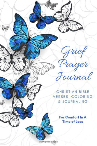 Grief Prayer Journal Christian Bible Verses Coloring & Journaling