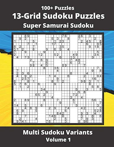 Super Samurai Sudoku 3: 13-Grid Sudoku Puzzles: SomatoMint