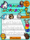Tracing workbook letter number and shapes ages 3-5
