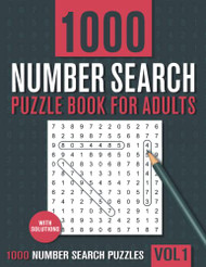 1000 Number Search Puzzle Book for Adults