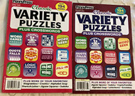 Lot of (2) Penny Press Classic Variety Puzzles Word Games