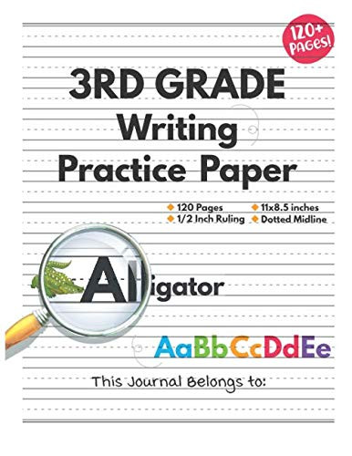 Kindergarten Writing Paper: Handwriting Practice Paper for Kids, Bumper  120-Page