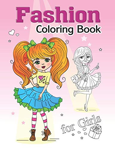 Fashion Coloring Book For Girls